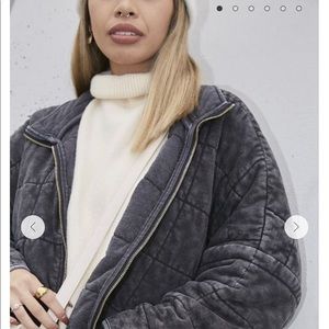 Quilted Zip-Up Jacket